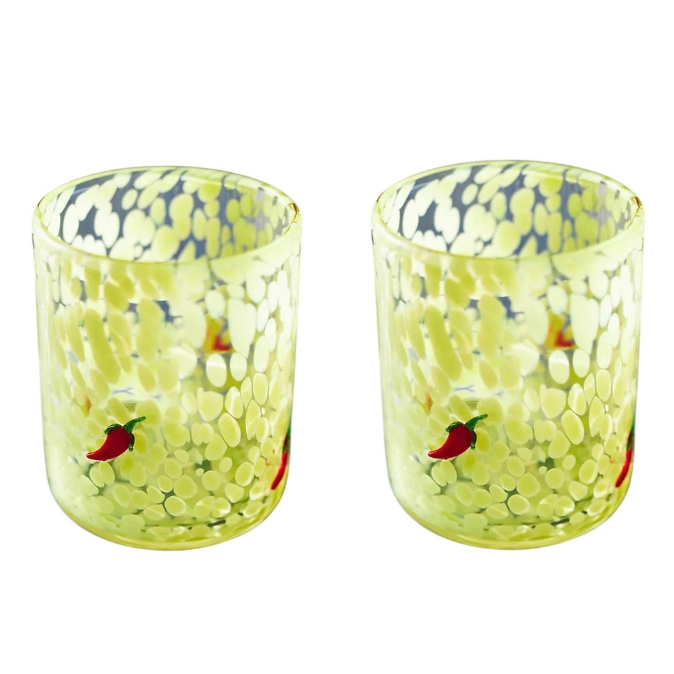 Chilli Glass Tumblers, the best ramadan customize gift and gifts for her and for him from Inna Carton online shop Dubai, UAE!