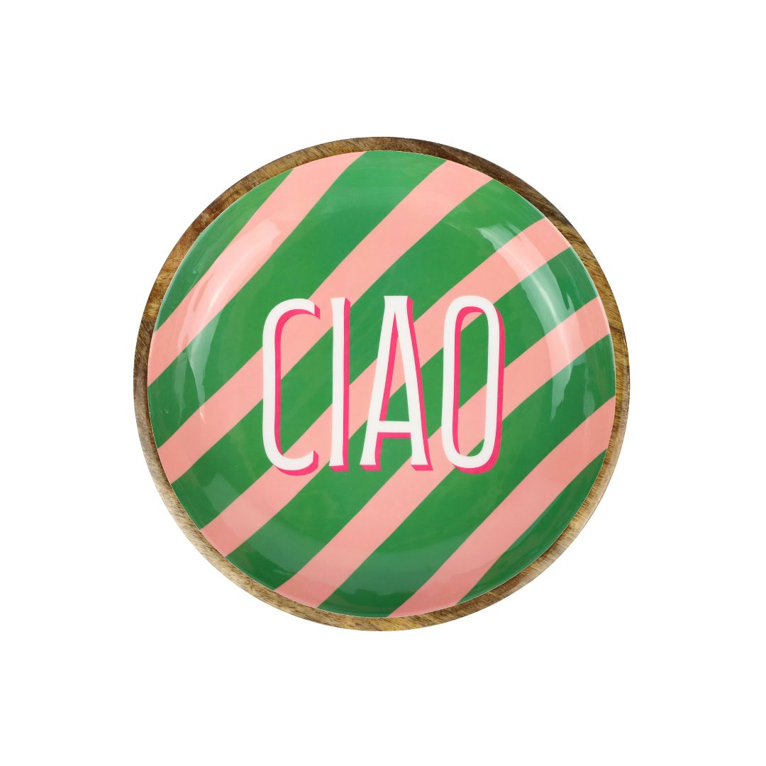 Ciao Wooden Serving Bowl, the best customized gift and gifts for her and for him from Inna Carton online shop Dubai, UAE!
