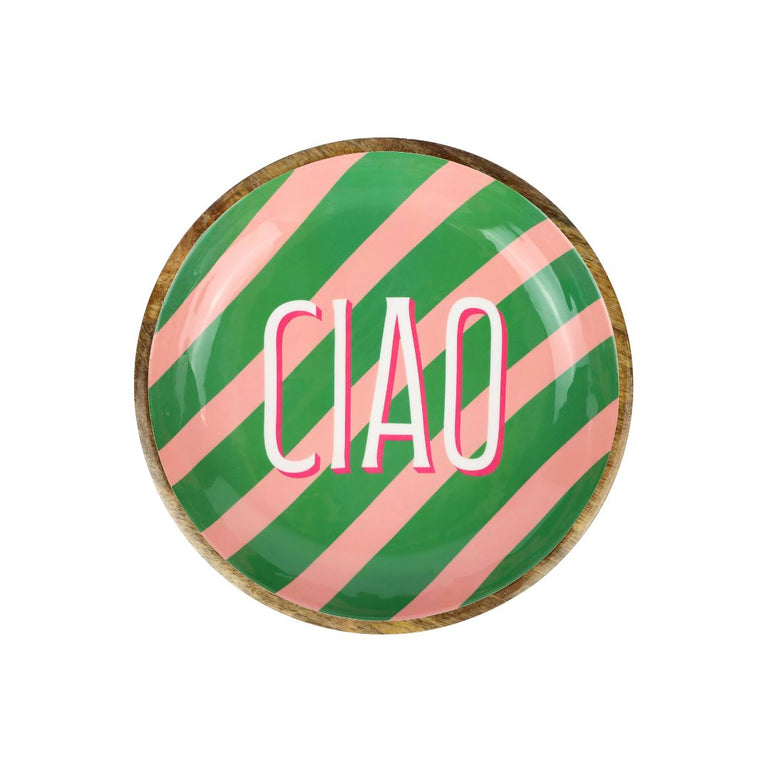 Ciao Wooden Serving Bowl, the best customized gift and gifts for her and for him from Inna Carton online shop Dubai, UAE!
