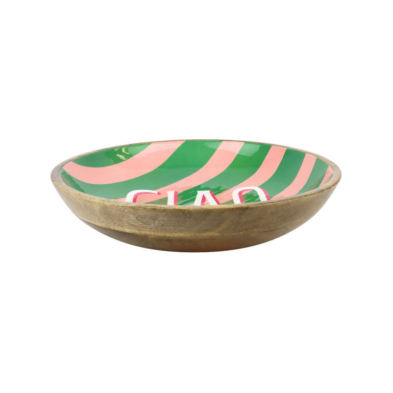 Ciao Wooden Serving Bowl, the best customized gift and gifts for her and for him from Inna Carton online shop Dubai, UAE!
