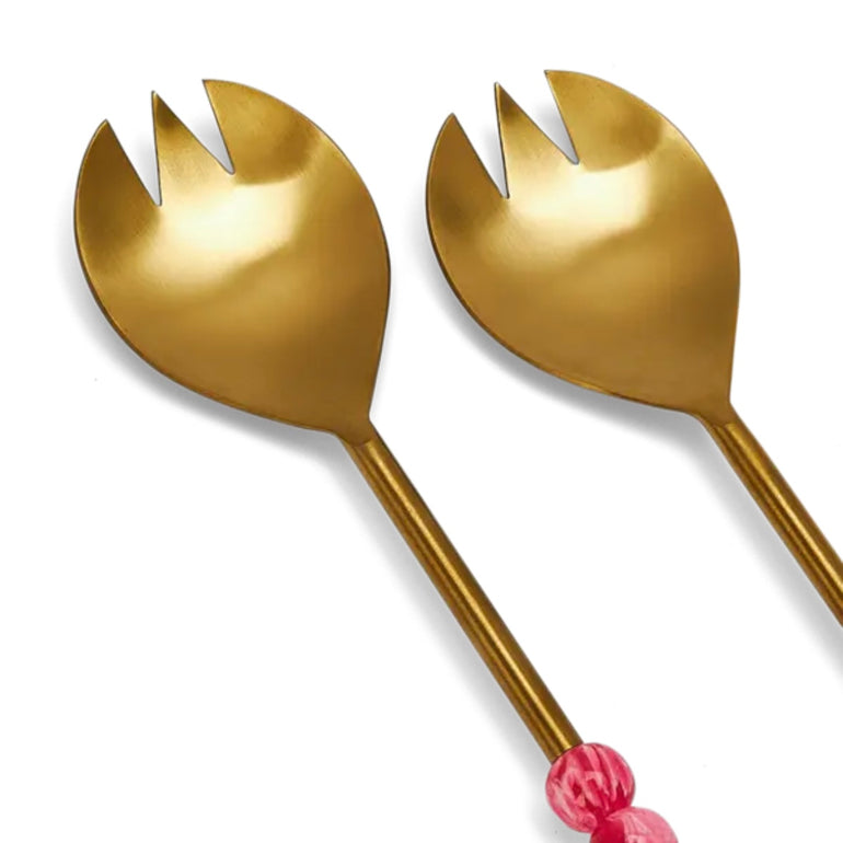 Circus Salad Serving Cutlery Set Rose, the best customized gift and gifts for her and for him from Inna Carton online shop Dubai, UAE!