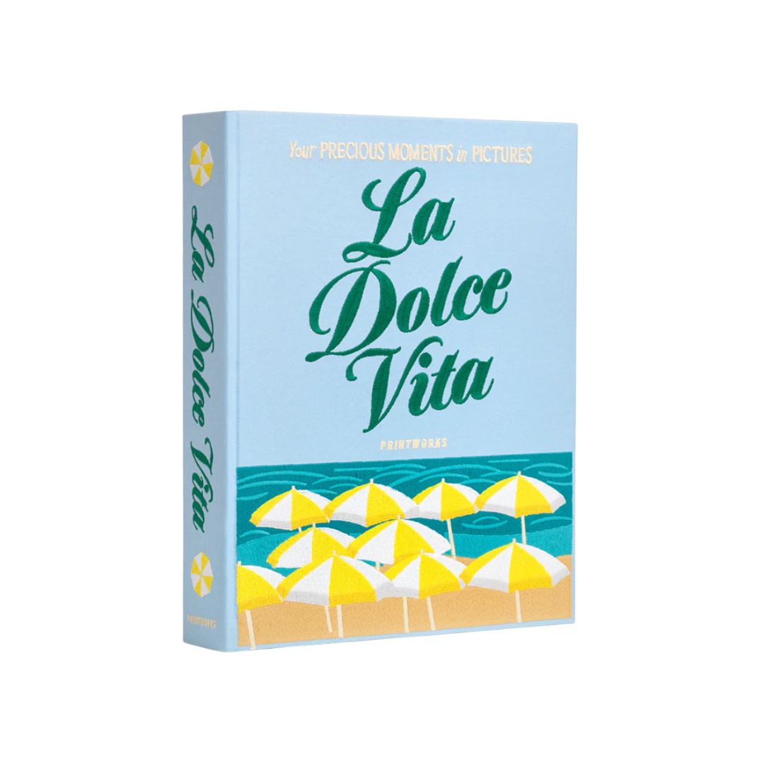 Dolce Vita Embroidered Photo Album, the best customized gift and gifts for her and for him from Inna Carton online shop Dubai, UAE!
