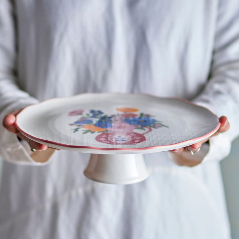 Dorothy Stoneware Cake Tray, the best customized gift and gifts for her and for him from Inna Carton online shop Dubai, UAE!
