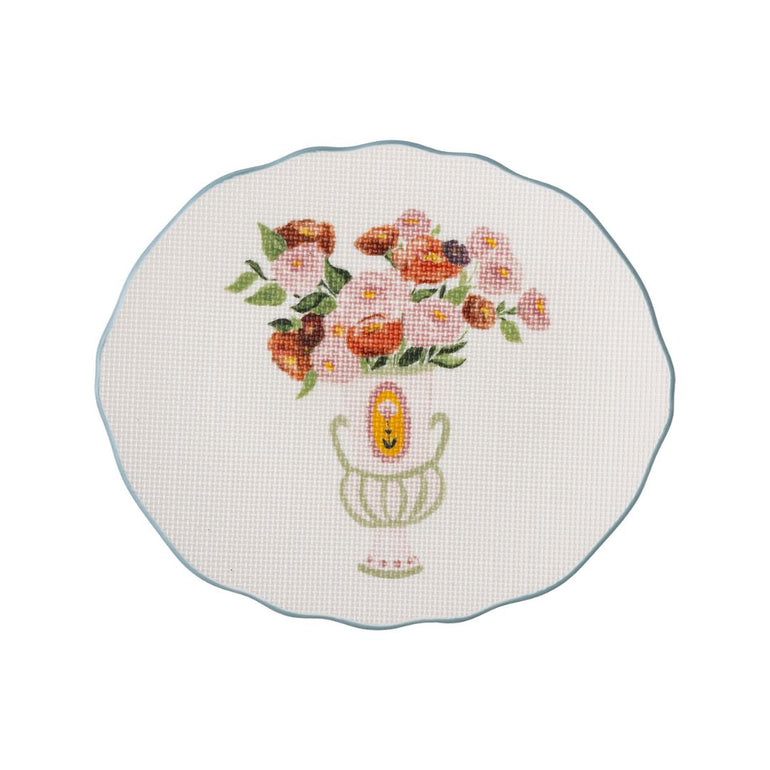 Dorothy Stoneware Plate | Blue, the best customized gift and gifts for her and for him from Inna Carton online shop Dubai, UAE!
