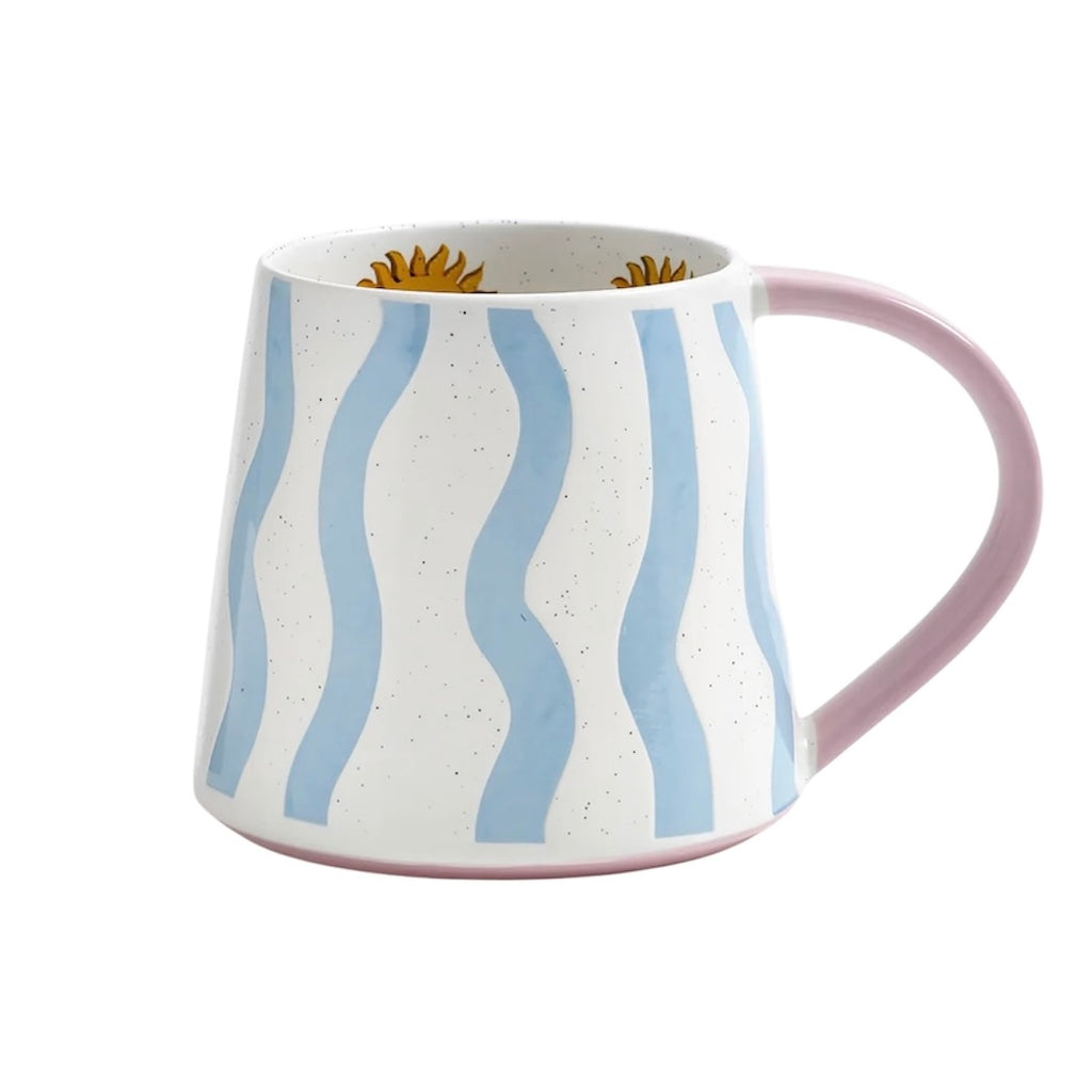 Wave Ceramic Mug | Blue