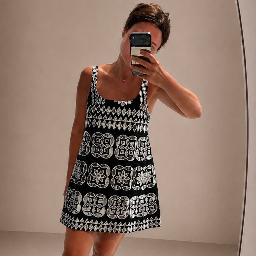 The Mosaic Dress | Black