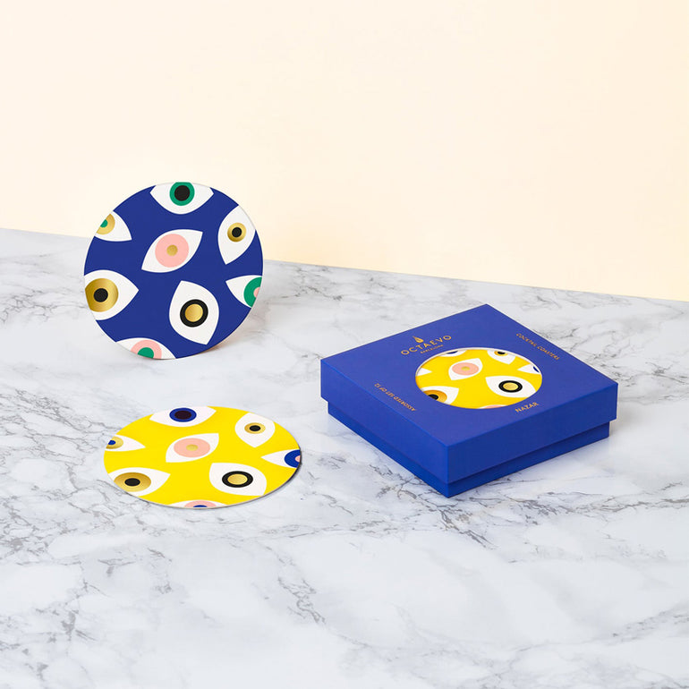 Eye Coaster Set, shop the best Christmas gift gifts for her for him from Inna carton online store dubai, UAE!