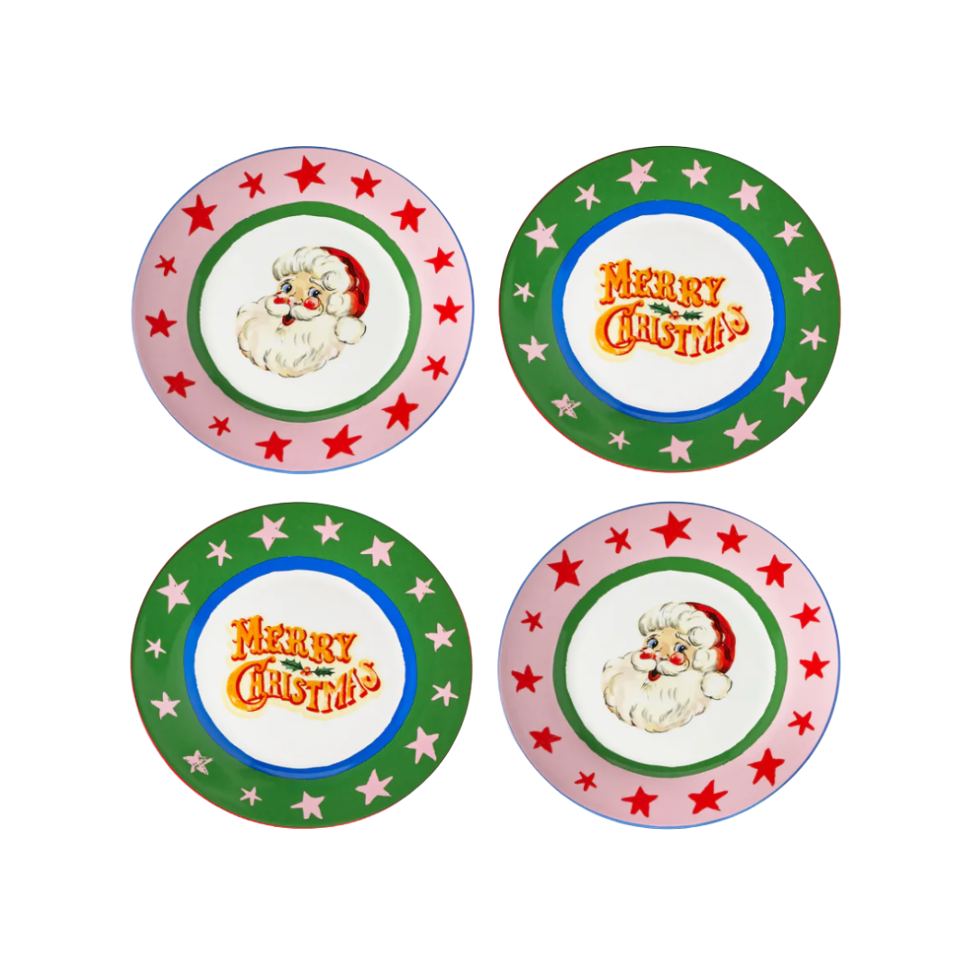 Christmas Festive Dessert Plates set, the best customized gift and gifts for her and for him from Inna Carton online shop Dubai, UAE!
