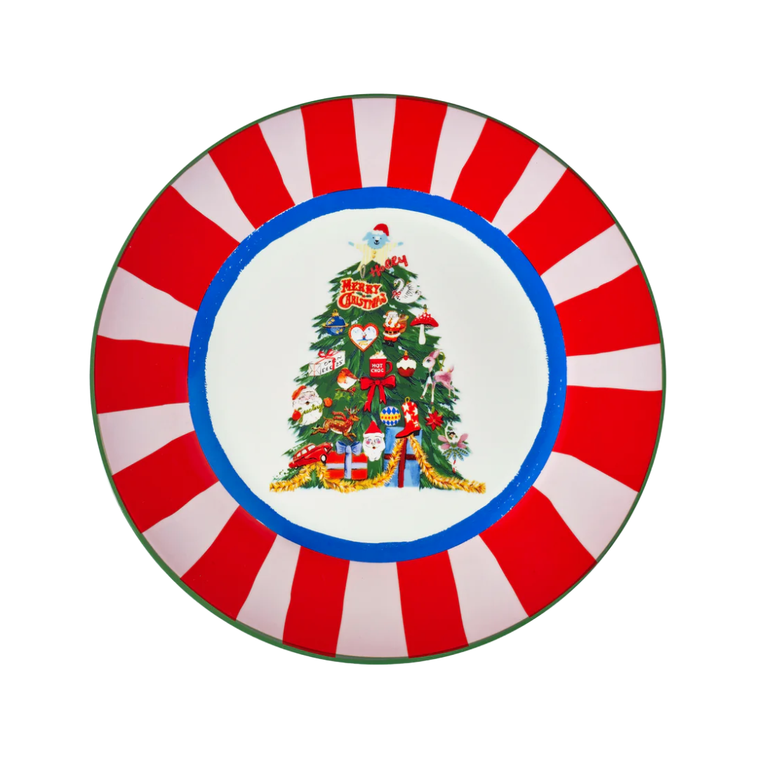 Christmas Festive Tree Dinner Plates set, the best customized gift and gifts for her and for him from Inna Carton online shop Dubai, UAE!
