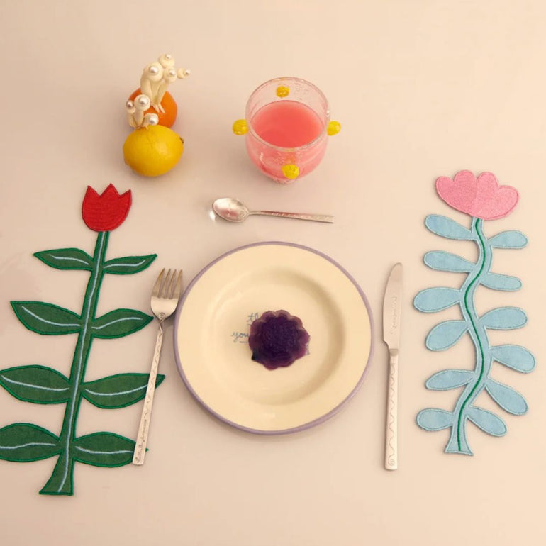 Flower Decorative Cotton Mats Set, the best customized gift and gifts for her and for him from Inna Carton online shop Dubai, UAE!
