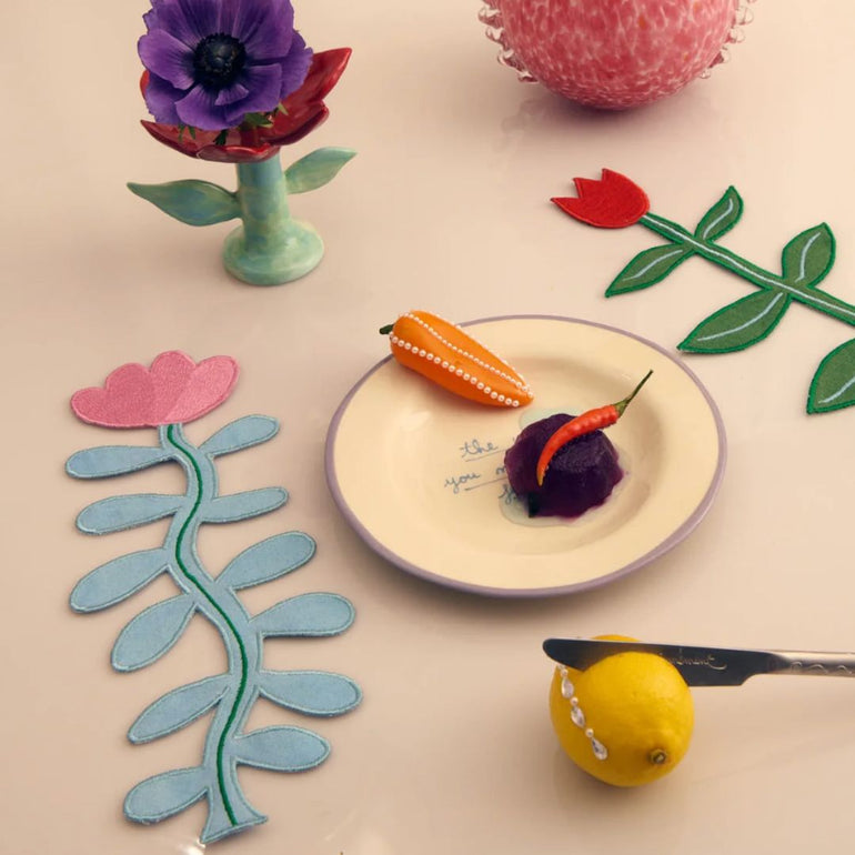 Flower Decorative Cotton Mats Set, the best customized gift and gifts for her and for him from Inna Carton online shop Dubai, UAE!
