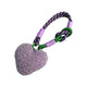 Fluffly heart charm Purple, the best customize gift and gifts for her and for him from Inna Carton online shop Dubai, UAE!