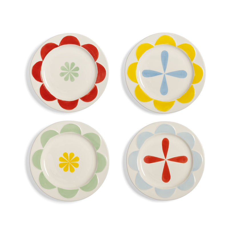 Folk Plate Set of 4 Small, the best customized gift and gifts for her and for him from Inna Carton online shop Dubai, UAE!