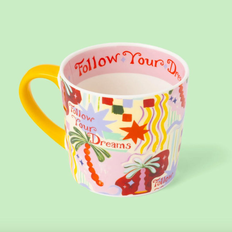 Follow Your Dreams Porcelain Mug, the best customized gift and gifts for her and for him from Inna Carton online shop Dubai, UAE!
