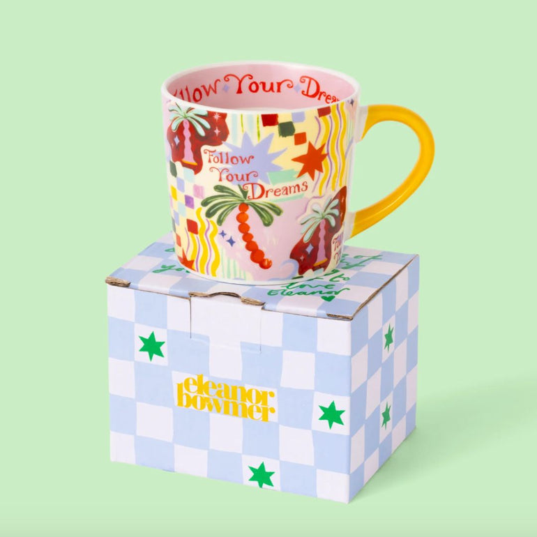 Follow Your Dreams Porcelain Mug, the best customized gift and gifts for her and for him from Inna Carton online shop Dubai, UAE!
