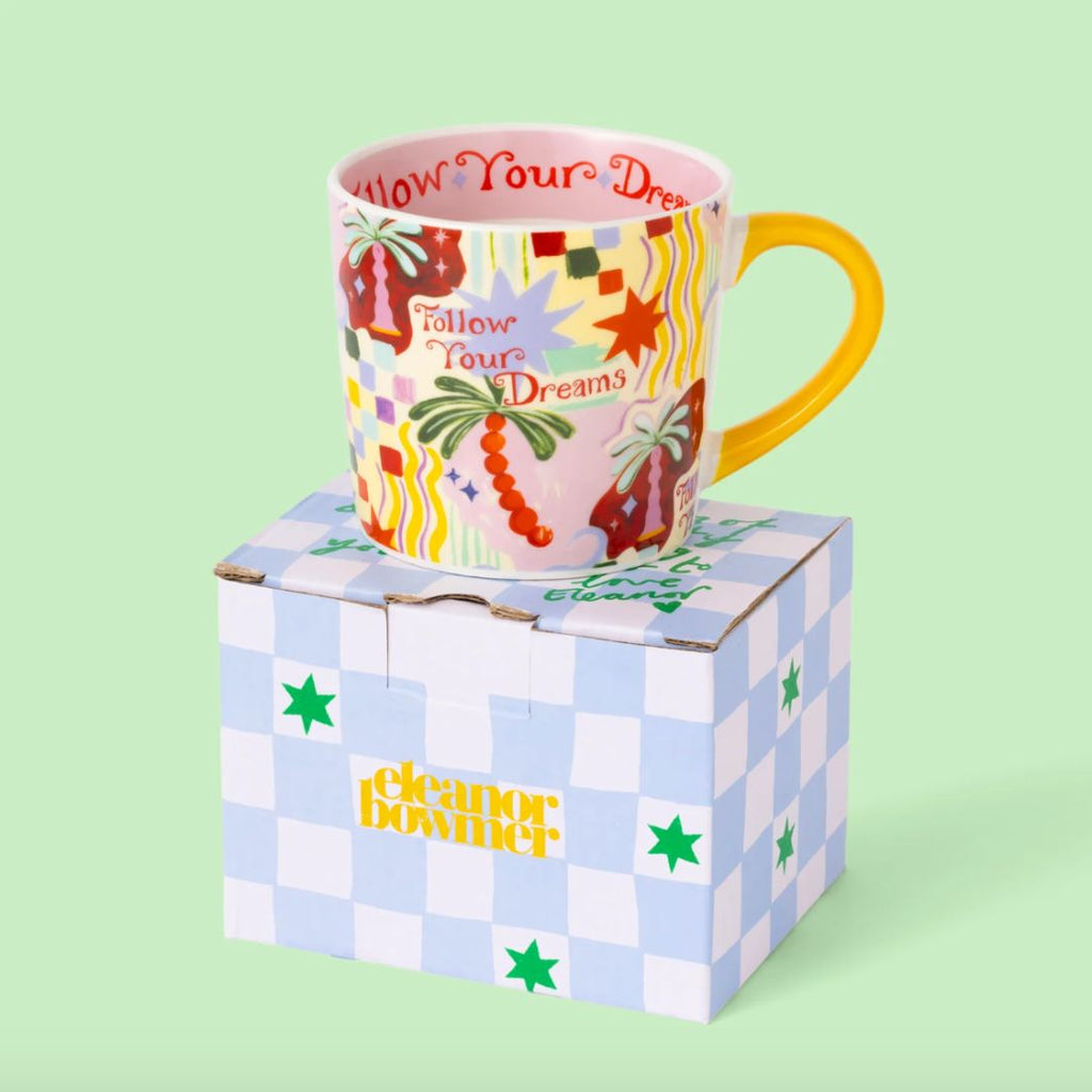Follow Your Dreams Porcelain Mug, the best customized gift and gifts for her and for him from Inna Carton online shop Dubai, UAE!
