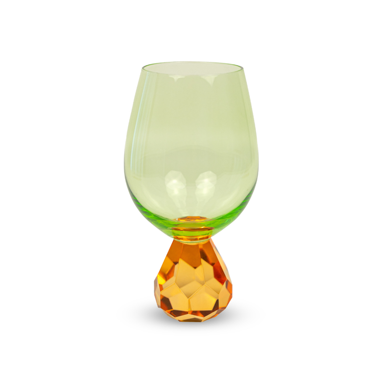 Gem Glass Green & Orange, the best customized gift and gifts for her and for him from Inna Carton online shop Dubai, UAE!

