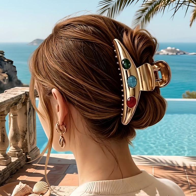 Gem Metallic Hair Claw Clip, the best customized gift and gifts for her and for him from Inna Carton online shop Dubai, UAE!
