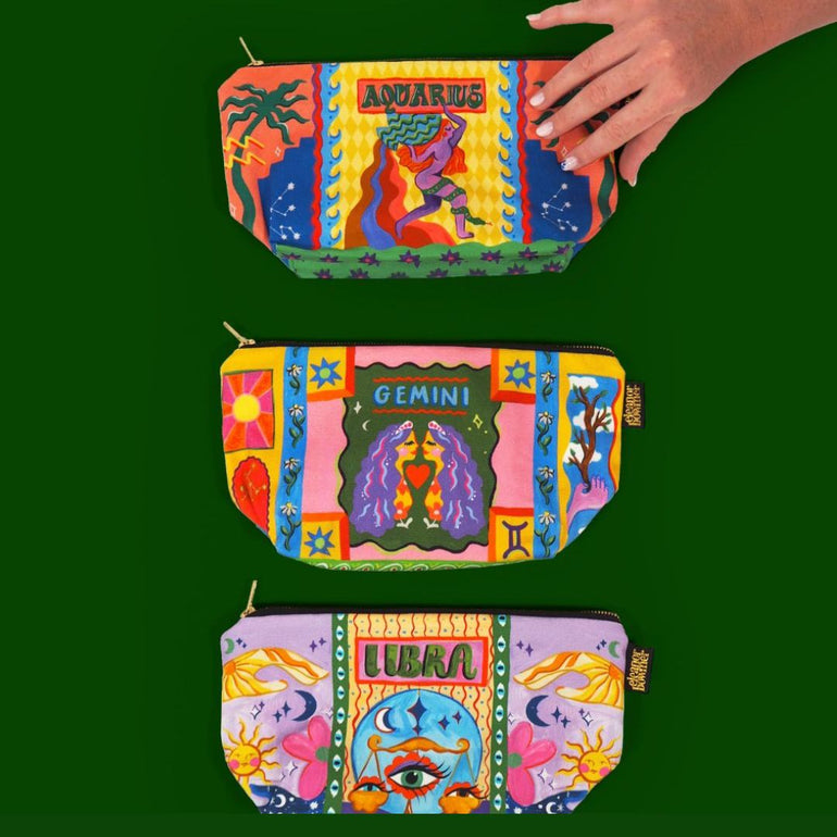 Gemini Zip Bag, the best customized gift and gifts for her and for him from Inna Carton online shop Dubai, UAE!
