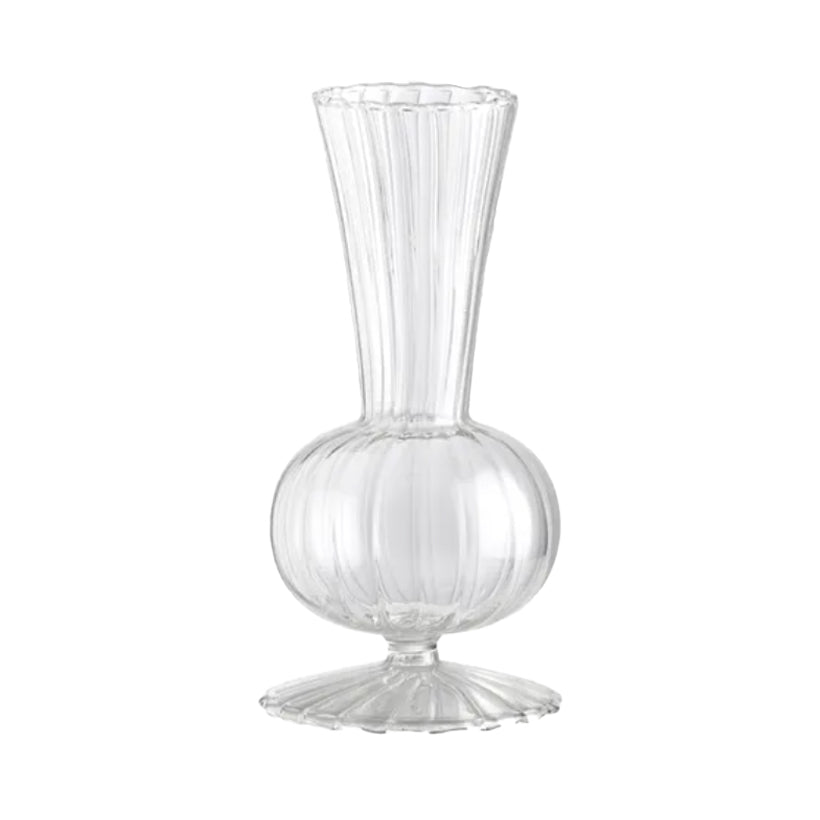 Borosilicate Glass Vase | Round, shop the best Christmas gift gifts for her for him from Inna carton online store dubai, UAE!