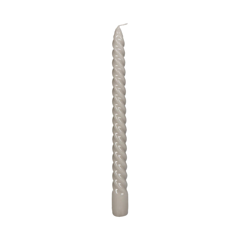 Glossy Spiral Candle Ivory, the best customized gift and gifts for her and for him from Inna Carton online shop Dubai, UAE!