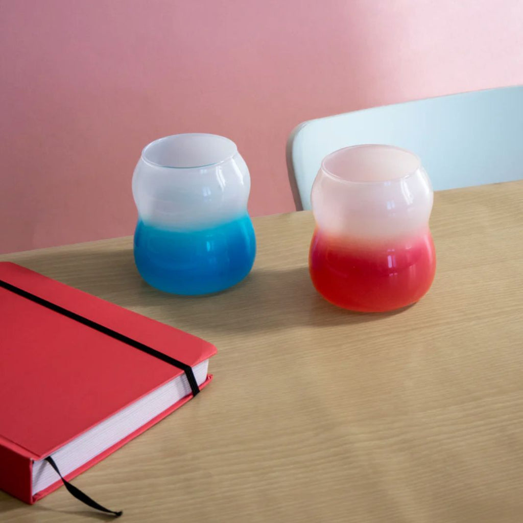 Gradient Glass Tumblers Set Rose & Blue, the best customized gift and gifts for her and for him from Inna Carton online shop Dubai, UAE!
