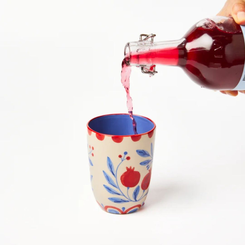 GRANADA Ceramic Pomegranates Cup Set, the best customized gift and gifts for her and for him from Inna Carton online shop Dubai, UAE!
