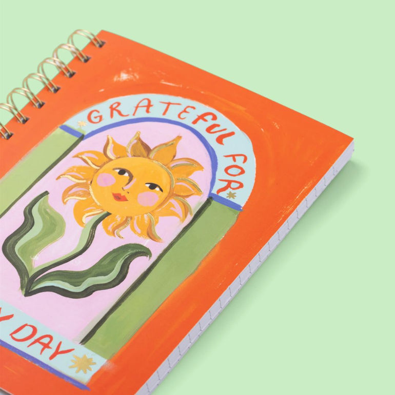 Grateful For Every Day Sunflower Notebook, the best customized gift and gifts for her and for him from Inna Carton online shop Dubai, UAE!
