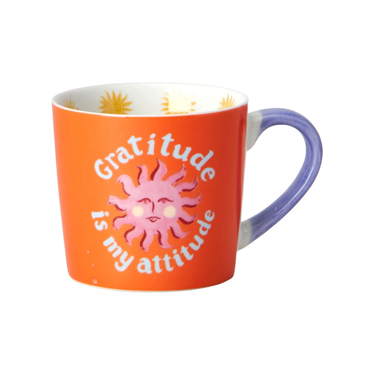 Gratitude Is My Attitude Porcelain Mug, the best customized gift and gifts for her and for him from Inna Carton online shop Dubai, UAE!