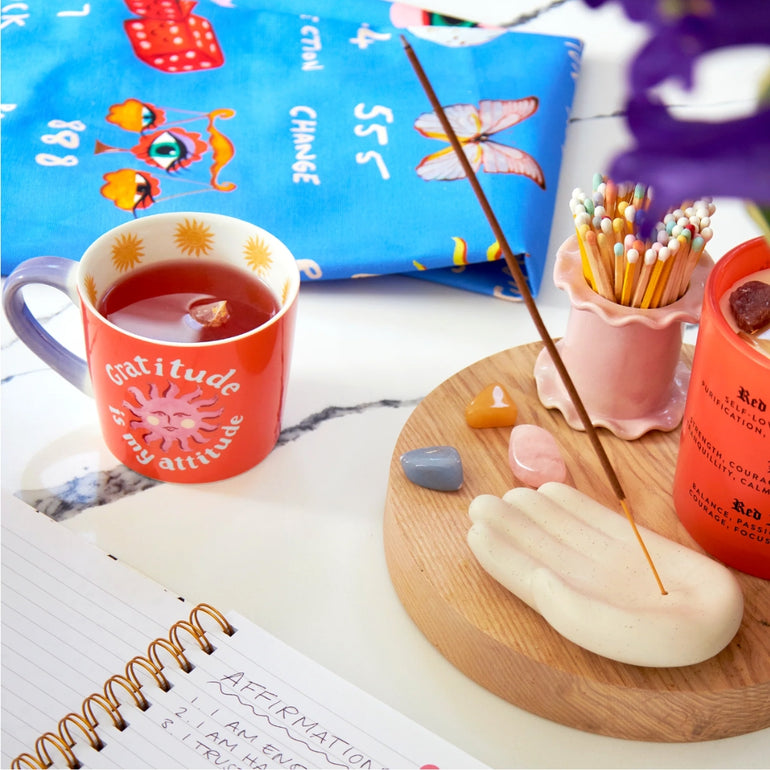 Gratitude Is My Attitude Porcelain Mug, the best customized gift and gifts for her and for him from Inna Carton online shop Dubai, UAE!