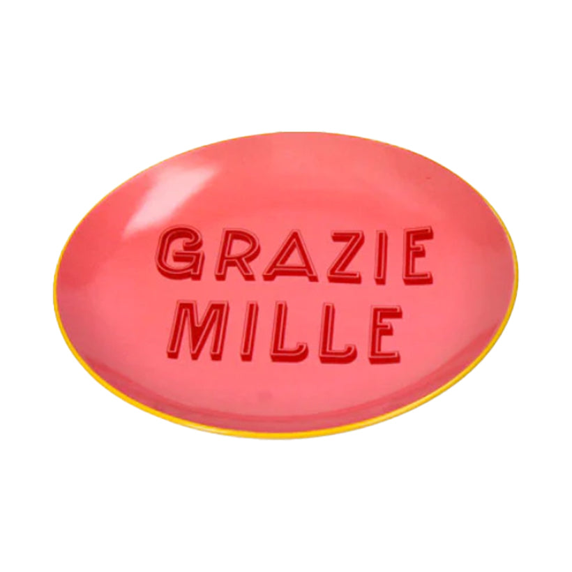 Grazie Mille Plates, the best customized gift and gifts for her and for him from Inna Carton online shop Dubai, UAE!