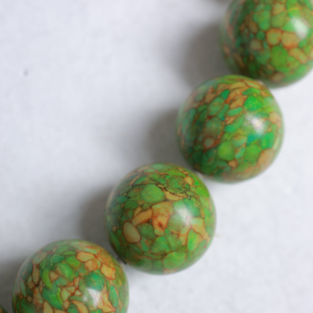 Green Mosaic Oversize Necklace, the best customized gift and gifts for her and for him from Inna Carton online shop Dubai, UAE!