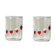 Heart Glass Tumbler, the best ramadan customize gift and gifts for her and for him from Inna Carton online shop Dubai, UAE!