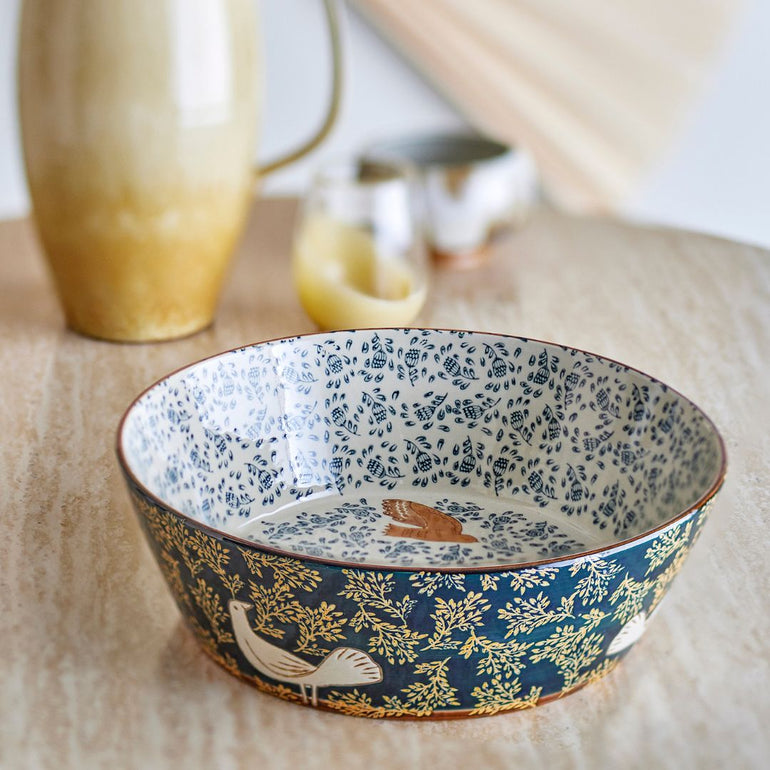 Hezha Stoneware Bowl | Blue, the best customized gift and gifts for her and for him from Inna Carton online shop Dubai, UAE!
