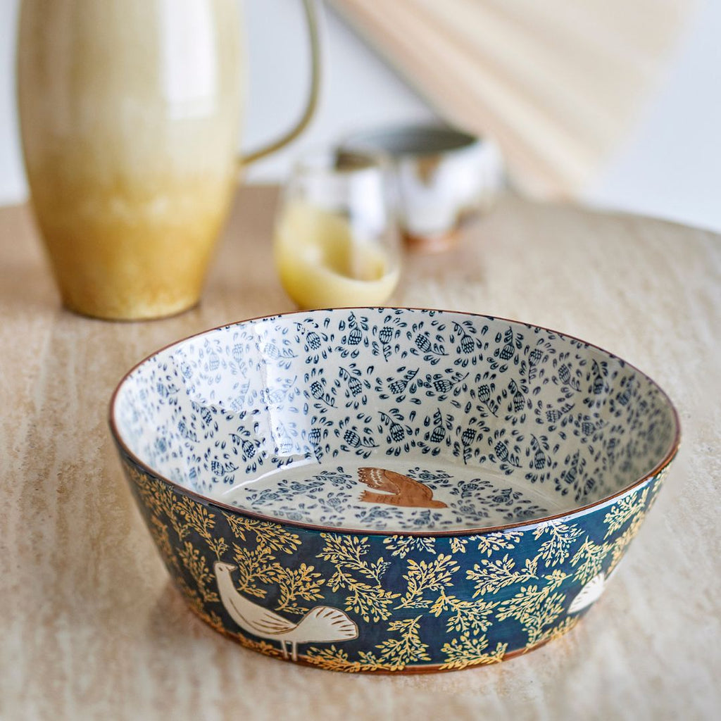 Hezha Stoneware Bowl | Blue, the best customized gift and gifts for her and for him from Inna Carton online shop Dubai, UAE!
