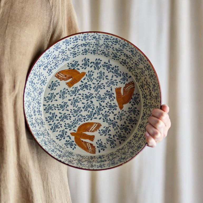 Hezha Stoneware Bowl | Blue, the best customized gift and gifts for her and for him from Inna Carton online shop Dubai, UAE!
