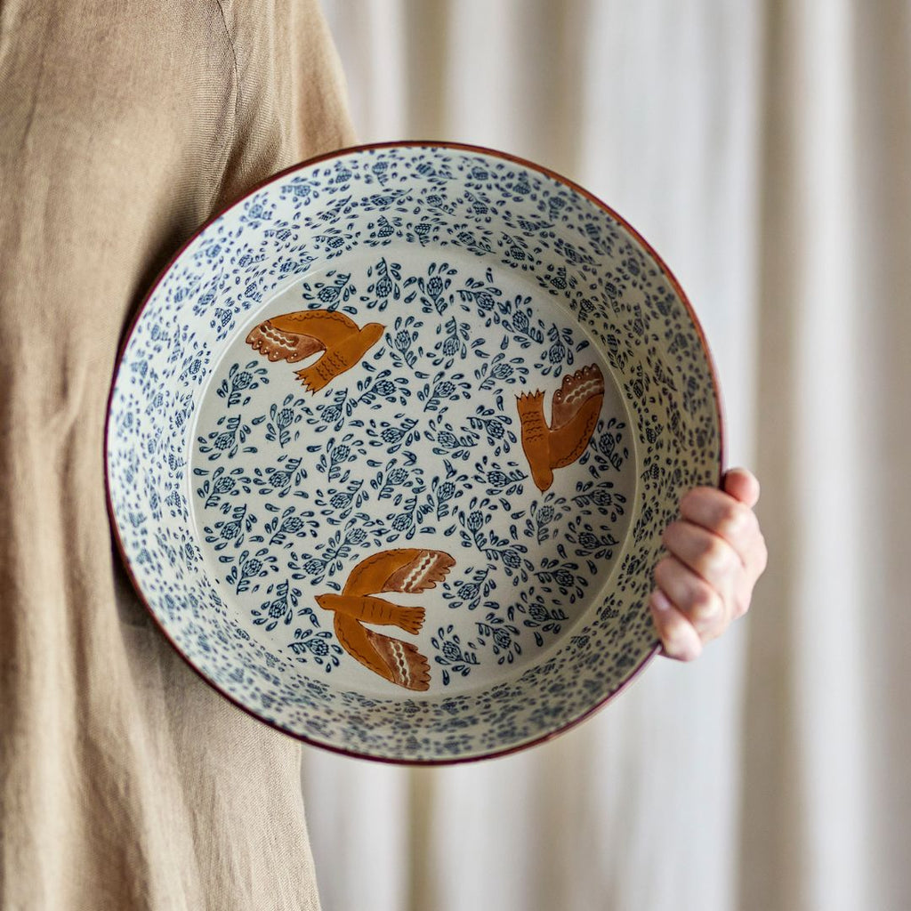 Hezha Stoneware Bowl | Blue, the best customized gift and gifts for her and for him from Inna Carton online shop Dubai, UAE!
