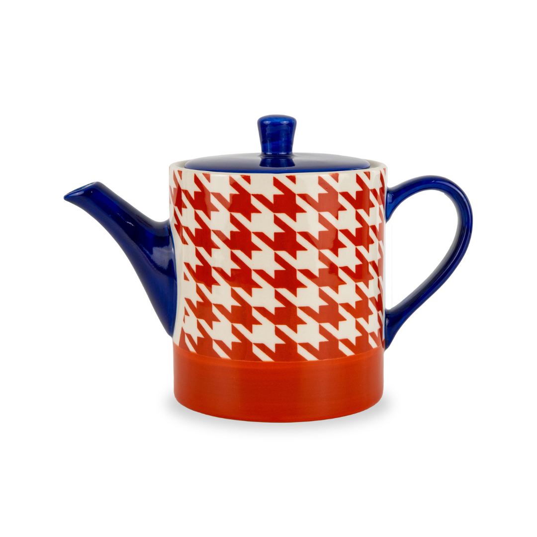 Houndstooth Teapot christmas, the best customized gift and gifts for her and for him from Inna Carton online shop Dubai, UAE!

