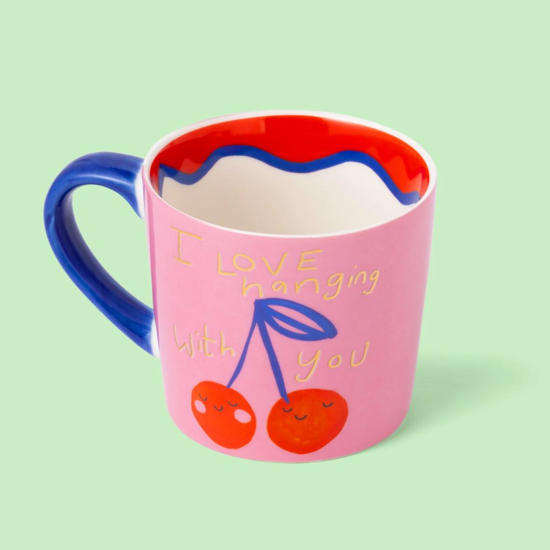 I Love Hanging With You Porcelain Mug, the best customized gift and gifts for her and for him from Inna Carton online shop Dubai, UAE!
