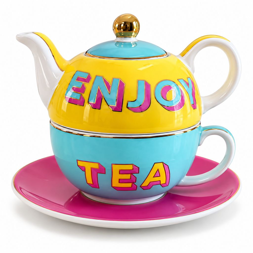 Enjoy Tea For One Porcelain Set