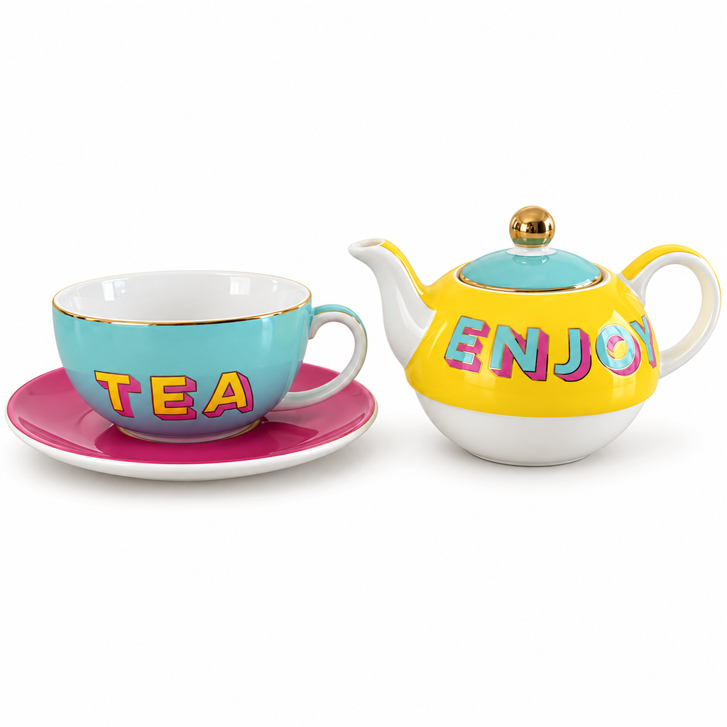 Enjoy Tea For One Porcelain Set