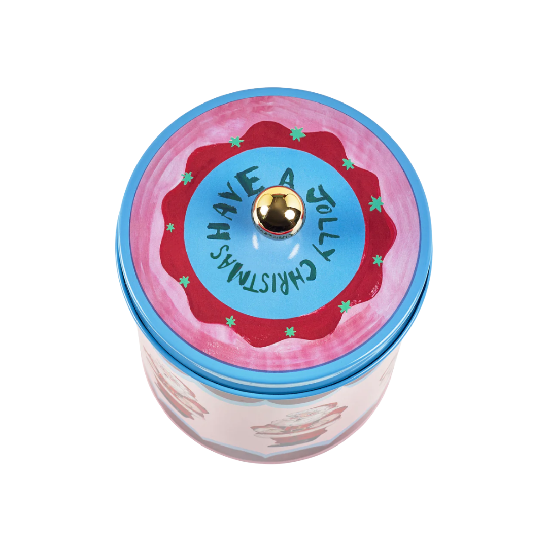 Chrisitmas Jolly Santa Biscuit Tin, the best customized gift and gifts for her and for him from Inna Carton online shop Dubai, UAE!