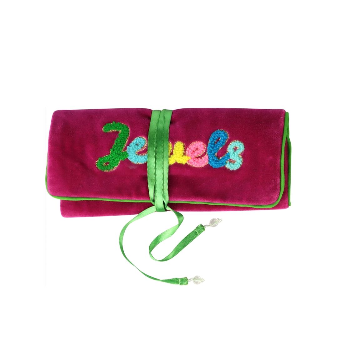 Jewels Velvet Jewelry Roll, the best customized gift and gifts for her and for him from Inna Carton online shop Dubai, UAE!
