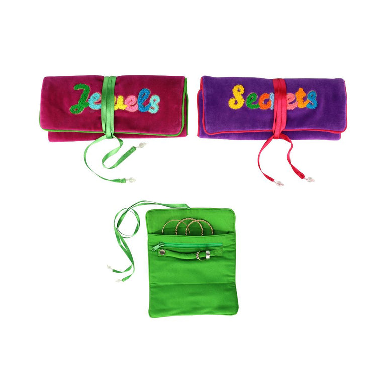 Jewels Velvet Jewelry Roll, the best customized gift and gifts for her and for him from Inna Carton online shop Dubai, UAE!
