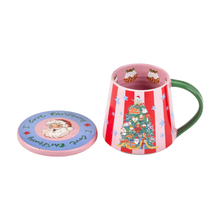 Christmas Jolly Mug & Coaster Set, the best customized gift and gifts for her and for him from Inna Carton online shop Dubai, UAE!
