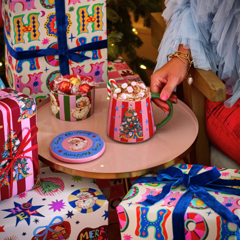 Christmas Jolly Mug & Coaster Set, the best customized gift and gifts for her and for him from Inna Carton online shop Dubai, UAE!
