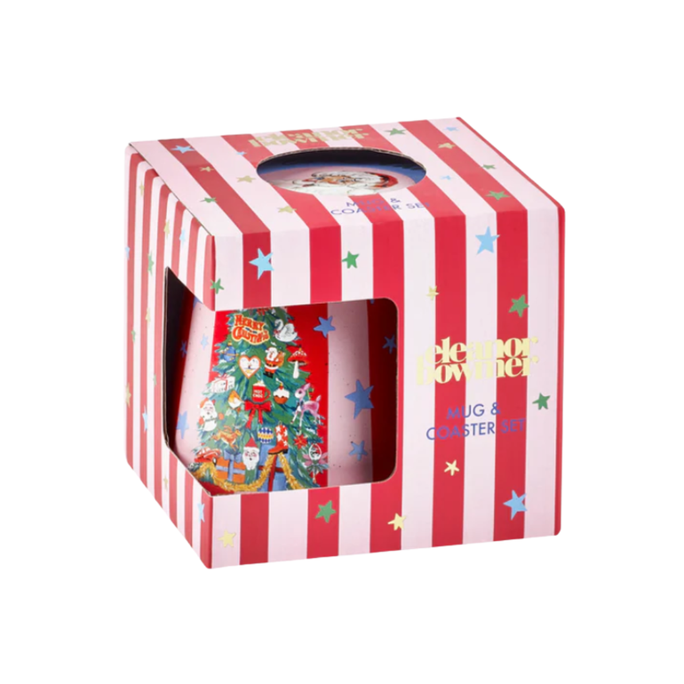 Christmas Jolly Mug & Coaster Set, the best customized gift and gifts for her and for him from Inna Carton online shop Dubai, UAE!
