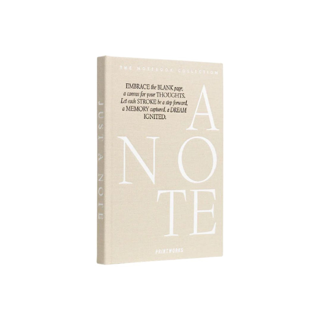 Just A Note Notebook Beige, the best customized gift and gifts for her and for him from Inna Carton online shop Dubai, UAE!
