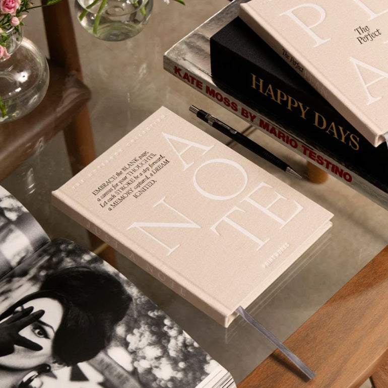 Just A Note Notebook Beige, the best customized gift and gifts for her and for him from Inna Carton online shop Dubai, UAE!
