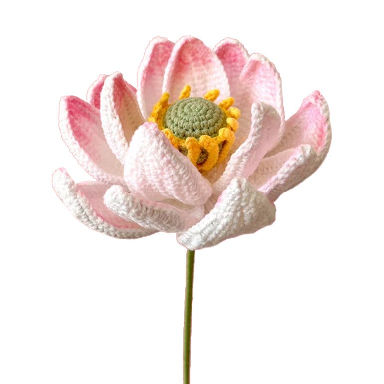 Knitted Flower Stem | Peony, shop the best Christmas gift gifts for her for him from Inna carton online store dubai, UAE!